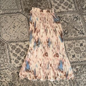 Stylish Multicolor Midi Skirt